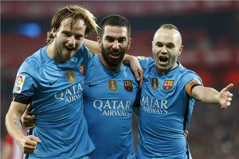 ثلاثي برشلونة يكافح البرد للحاق بمباراة بيلباو