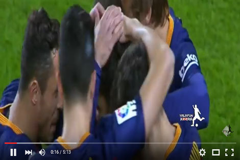 فوز برشلونة على إسبانيول