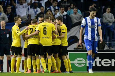 دورتموند يكرر فوزه على بورتو بالدوري الأوروبي