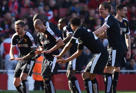 واتفورد يطيح بأرسنال حامل اللقب من كأس الاتحاد الإنجليزي