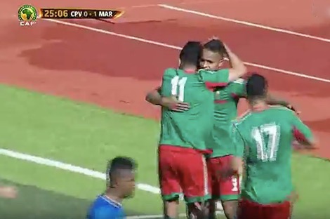 هدف المنتخب في شباك الرأس الأخضر