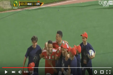 هدف المنتخب الثاني أمام الرأس الأخضر