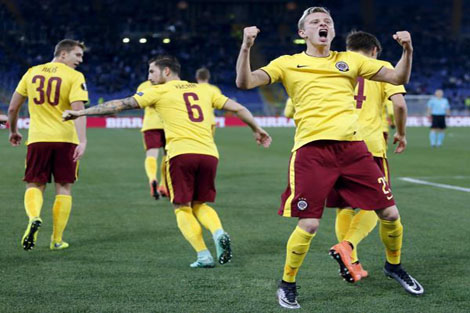 براغ يفجر مفاجأة ويطيح بلاتسيو من يوروباليغ