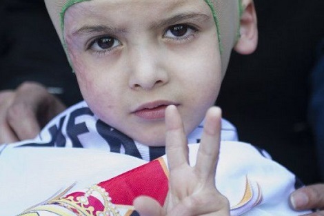 ريال مدريد يستضيف الطفل الفلسطيني "أحمد الدوابشة"