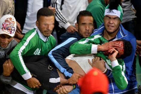 مصرع شخصين في أحداث شغب داخل مركب محمد الخامس