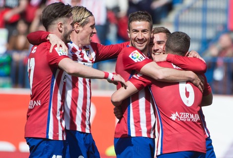 أتلتيكو مدريد ينذر برشلونة بدّكه شباك ريال بيتيس بخماسية