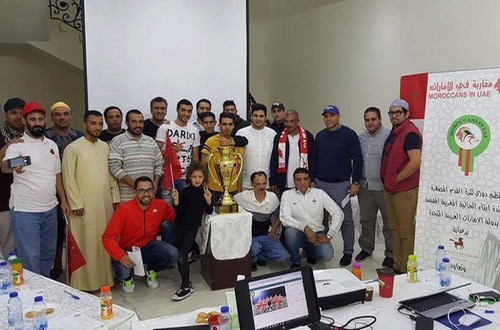 مجموعة مغاربة الإمارات ينظمون دوريا لكرة القدم