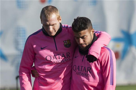 برشلونة يستعيد رافينيا قبل مباراة لاكورونيا