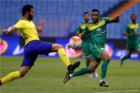النصر يعادل الخليج في الدوري السعودي