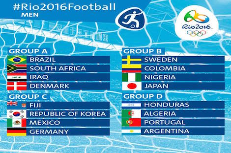 العراق تصطدم بالبرازيل والجزائر بالأرجنتين في الأولمبياد