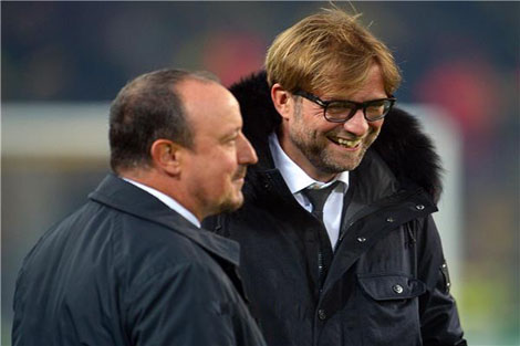 كلوب يطالب جماهير ليفربول باستقبال جيد لبينيتيز