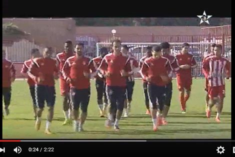 لاعبو الوداد وهزيمة النصر