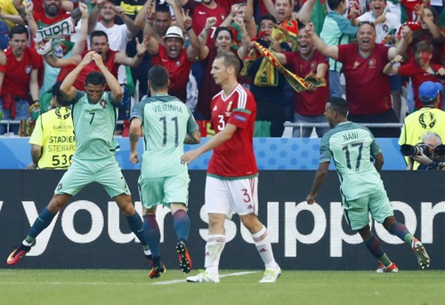 البرتغال تفلت بثنائية رونالدو وترافق المجر وأيسلندا للدور الثاني بيورو 2016