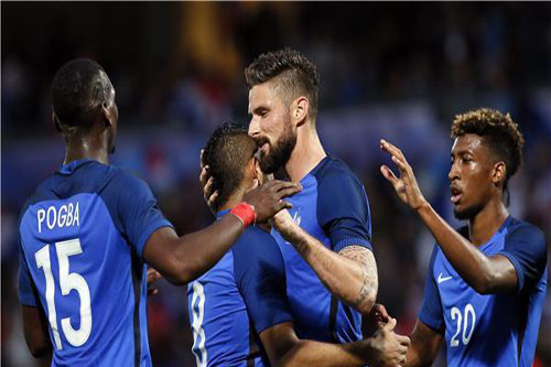 فرنسا تختتم استعداداتها لليورو بالفوز على أسكتلندا