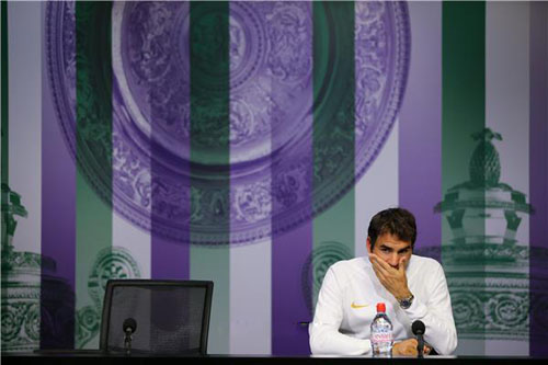 فيدرير يخطط للعودة بعد السقوط في ويمبلدون
