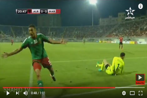 هدف ملغى للمنتخب أمام ألبانيا