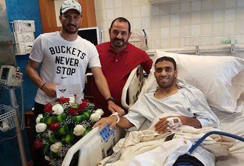 حمد الله يجري عملية جراحية في الركبة تبعده عن الملاعب لشهرين وتحبط عودته لـ"الأسود"