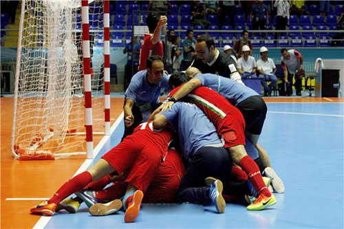 إيران تصل مربع مونديال الصالات وروسيا تقصي إسبانيا