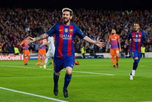 ميسي يقسو على غوارديولا بهاتريك وبرشلونة يسحق السيتي برباعية في دوري الأبطال