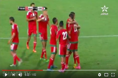 الهدف الأول للمنتخب أمام الأردن