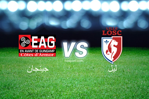 الدوري الفرنسي - الدرجة الأولى : جينجان - ليل