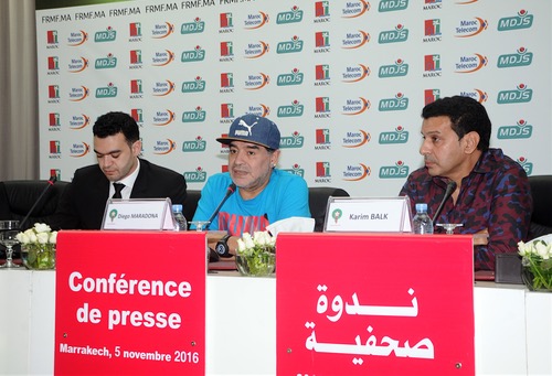 بعد اللقاء الاحتفالي بالعيون.. مارادونا يستعد لمباراة السلام بطنجة