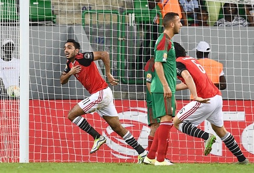 "الأسود" يسقطون أمام "فراعنة" مصر ويخرجون من دور الربع من "الكان"