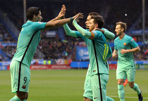 يوم يفصل برشلونة عن رقم غريب بالليغا