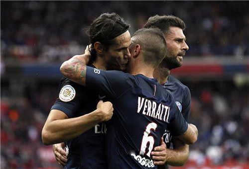سان جيرمان يحقق انتصارا مثيرا على أتلتيكو مدريد