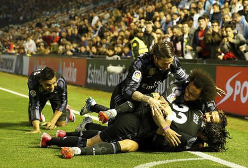 ريال مدريد يقسو على سيلتا فيغو برباعية ويقترب من التتويج بالدوري الإسباني