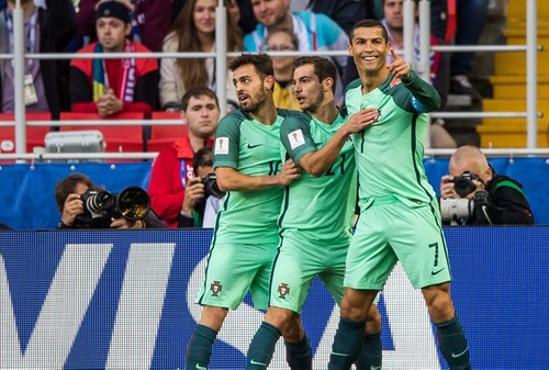 كريستيانو رونالدو يقود البرتغال لاجتياز عقبة "الدب الروسي" في كأس القارات