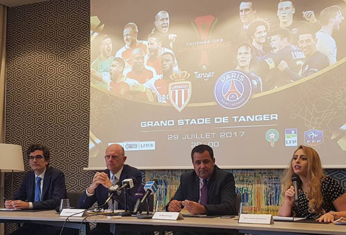 "كأس الأبطال" يجمع باريس سان جرمان وموناكو في قمة نارية بمدينة طنجة