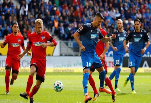 هيرتا برلين يحرم هوفنهايم من صدارة الدوري الألماني