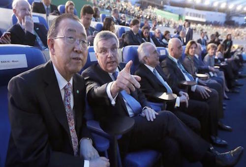 بان كي مون رئيسا للجنة القيم بالأولمبية الدولية