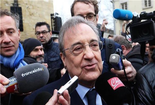 رئيس ريال مدريد يعلق على أزمة انفصال كتالونيا