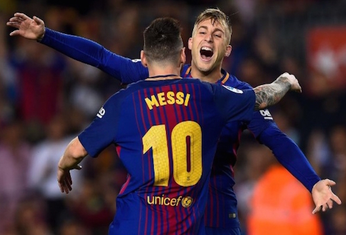 برشلونة يعزز صدارته "لليغا" بثنائية في شباك ملقة