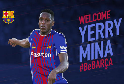 مينا أول كولومبي يلعب لبرشلونة