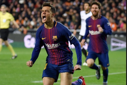 برشلونة يقهر بلنسيه بثنائية في عقر داره ويصعد لنهائي كأس ملك إسبانيا
