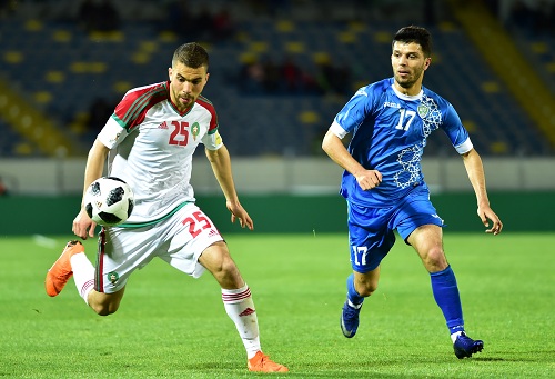 فوز المغرب على أوزبكستان