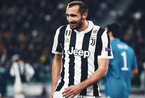 يوفنتوس يحدد موقف كيليني من مواجهة ريال مدريد
