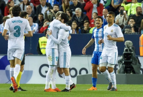 ريال مدريد يجتاز ملقا بثنائية ويستعيد المركز الثالث بالدوري الإسباني