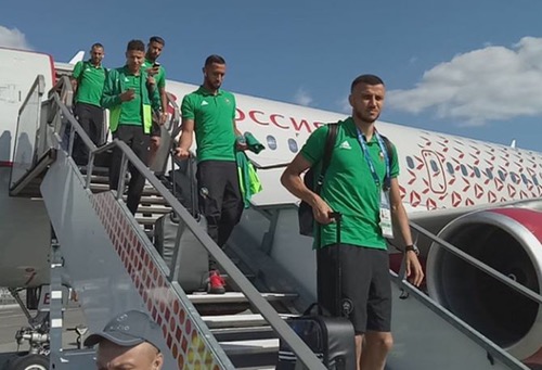 أمرابط يتدرّب مع المجموعَة وداكوستا منفردا والمنتخب حل بموسكو استعدادا للبرتغال‎