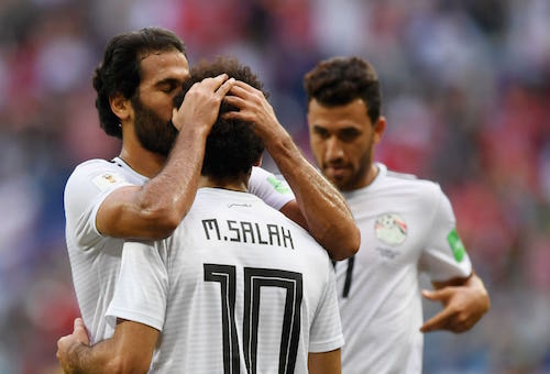 صلاح يصبح الهداف التاريخي لمصر في المونديال