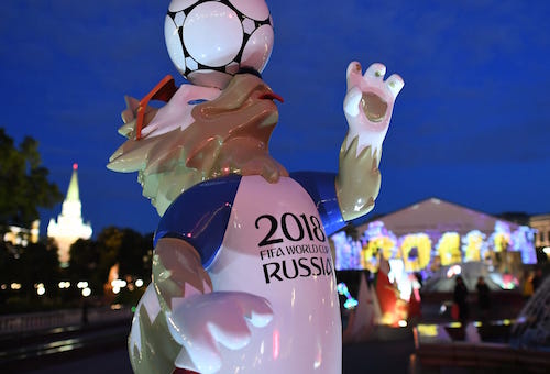 سرقة تمثال آخر لتميمة مونديال روسيا 2018