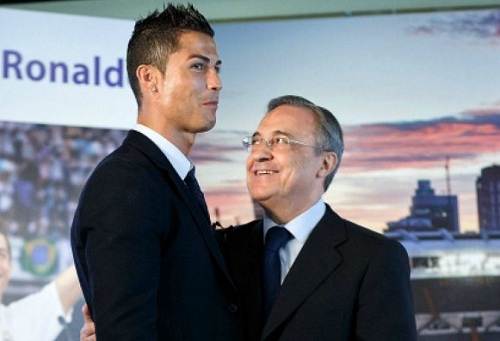 رئيس ريال مدريد يشعر بالندم للتخلي عن رونالدو بعد العجز عن إيجاد البديل