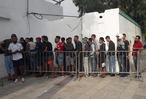 إقبال كبير على تذاكر مباراة الرجاء وكارا برازافيل