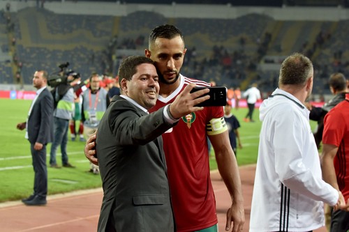 بنعطية يغرد على "تويتر" عرفانا لمشجعي المغرب‬