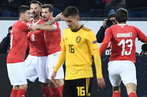 سويسرا تقسو على بلجيكا بخماسية في دوري الأمم