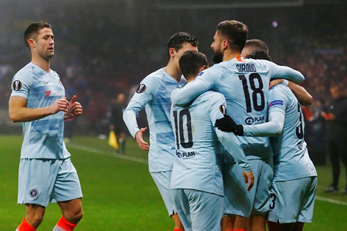 تأهل تشيلسي ولاتسيو وفرانكفورت باليوروباليغ