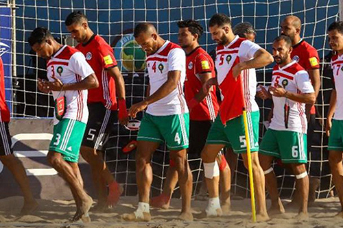 المنتخب المصري يقسو على "الأسود" بسداسية في افتتاح "كان" الكرة الشاطئية